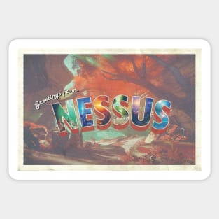 D2 greetings from Nessus Sticker